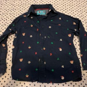 🎅🏻 Christmas button down shirt 🌲